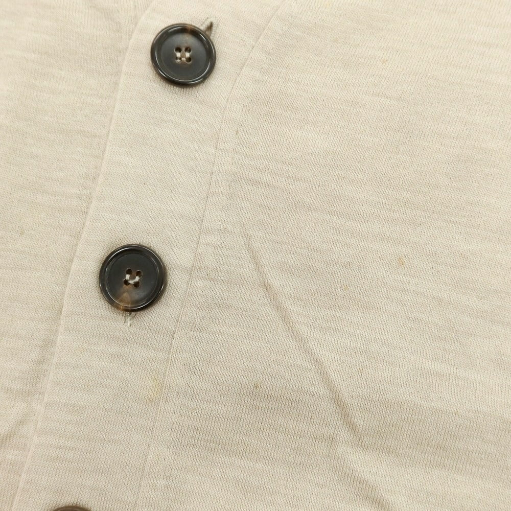 【中古】ブルネロクチネリ Brunello Cucinelli ハイゲージウールカシミヤ カーディガン ベージュ【 46 】【 状態ランクC 】【 メンズ 】