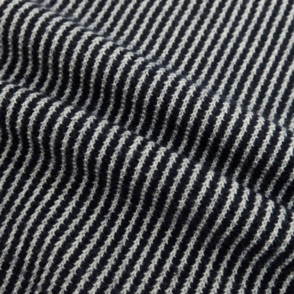 【中古】ジョルジオアルマーニ GIORGIO ARMANI カシミヤ タートルネックニット ネイビーxグレー【 48 】【 状態ランクB 】【 メンズ 】