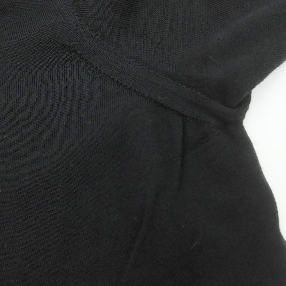 【中古】ジョルジオアルマーニ GIORGIO ARMANI ハイゲージウール ハイネックニット ブラック【 46 】【 状態ランクB 】【 メンズ 】