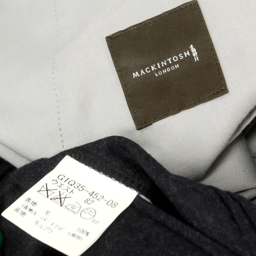 【中古】マッキントッシュ ロンドン MACKINTOSH LONDON ウール ドレススラックスパンツ チャコール【 82 】【 状態ランクB 】【 メンズ 】