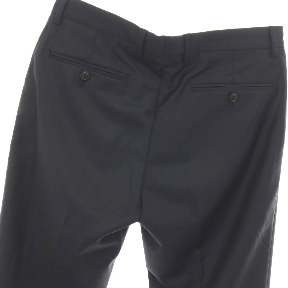 【中古】ジョルジオアルマーニ GIORGIO ARMANI ウールカシミヤ ドレススラックスパンツ ダークネイビー【サイズ48】【 状態ランクB 】【 メンズ 】
