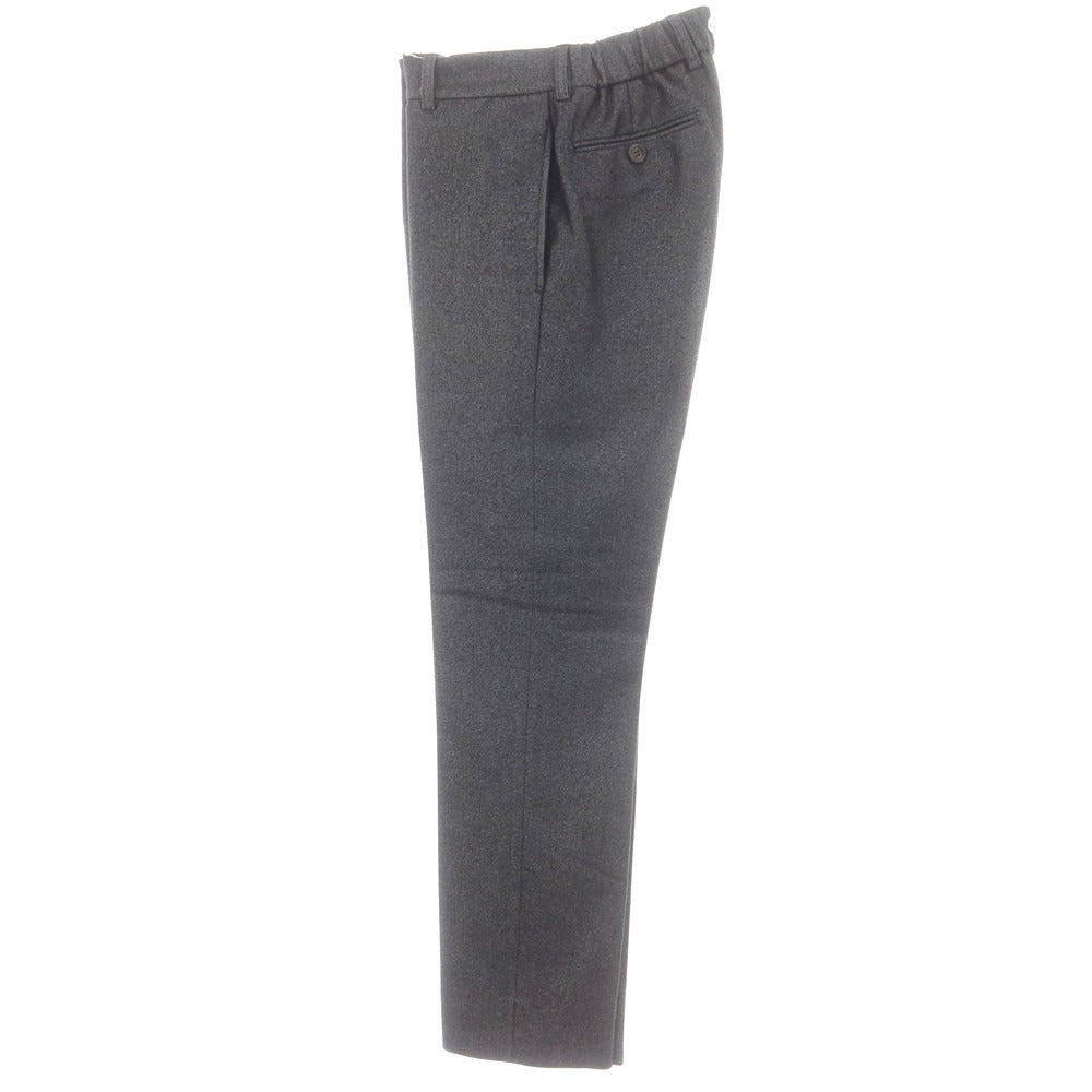 【中古】ジョルジオアルマーニ GIORGIO ARMANI ストレッチ ウールポリエステルナイロン イージースラックスパンツ グレーxブラック【 48 】【 状態ランクB 】【 メンズ 】