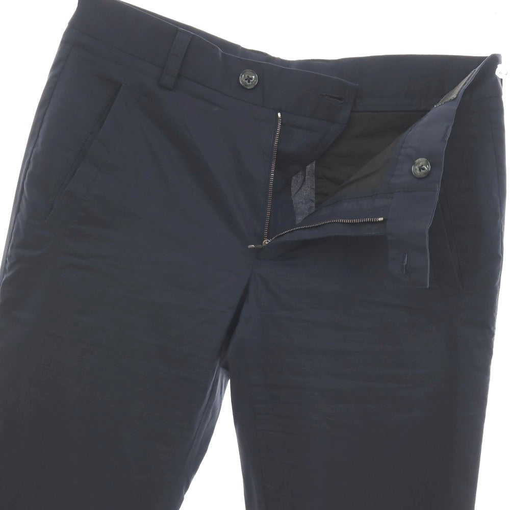【中古】ジョルジオアルマーニ GIORGIO ARMANI コットンポリエステル カジュアルスラックスパンツ ネイビー【サイズ48】【 状態ランクC 】【 メンズ 】