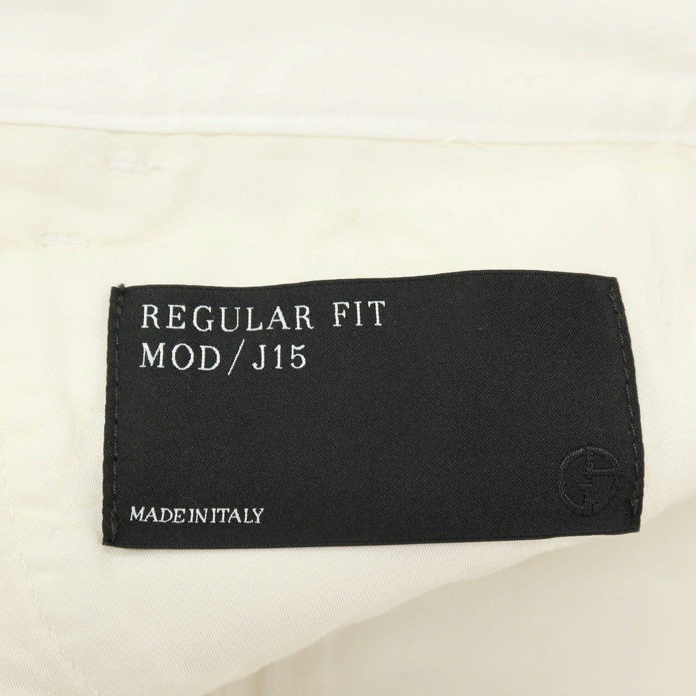 【中古】ジョルジオアルマーニ GIORGIO ARMANI ストレッチ コットン 5ポケットパンツ ホワイト【サイズ32】【 状態ランクB 】【 メンズ 】
