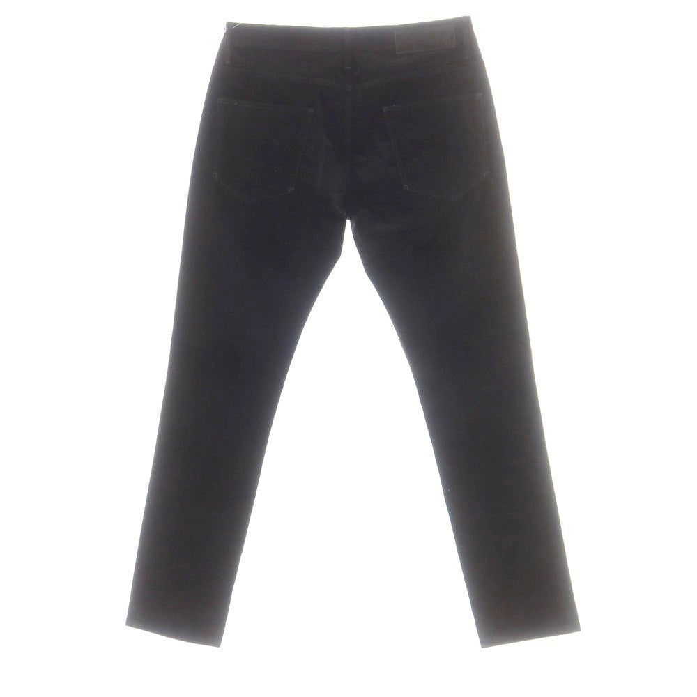 【中古】ジョルジオアルマーニ GIORGIO ARMANI ストレッチ コットンカシミヤ 細畝 コーデュロイパンツ ブラック【 31 】【 状態ランクB 】【 メンズ 】