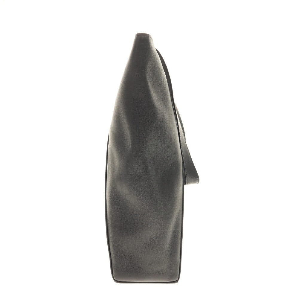 【中古】カミーユ フォルネ Camille Fournet 2WAY 型押し切り替えレザー トートバッグ ブラック【 状態ランクB 】【 ユニセックス 】