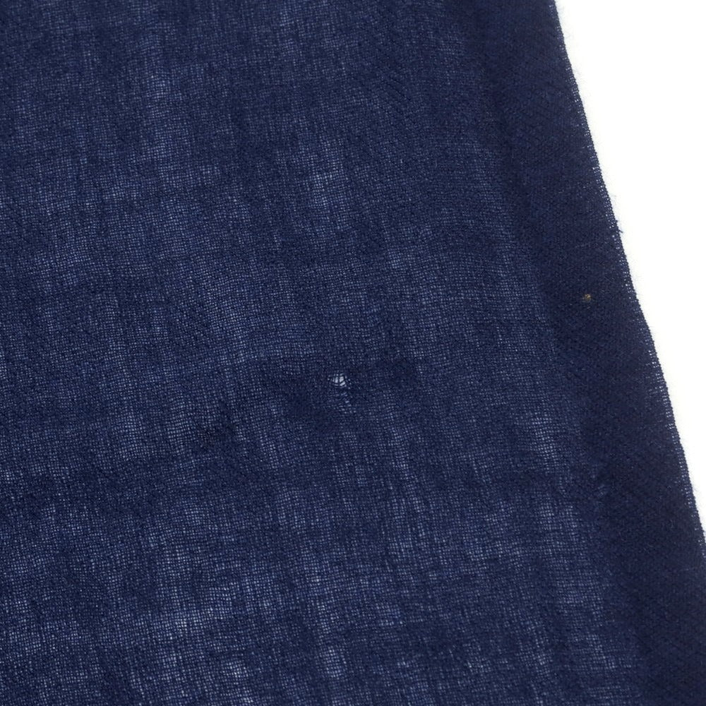 【中古】ジョルジオアルマーニ GIORGIO ARMANI レーヨン系 ストール ライトブルーxネイビー【 状態ランクB 】【 メンズ 】