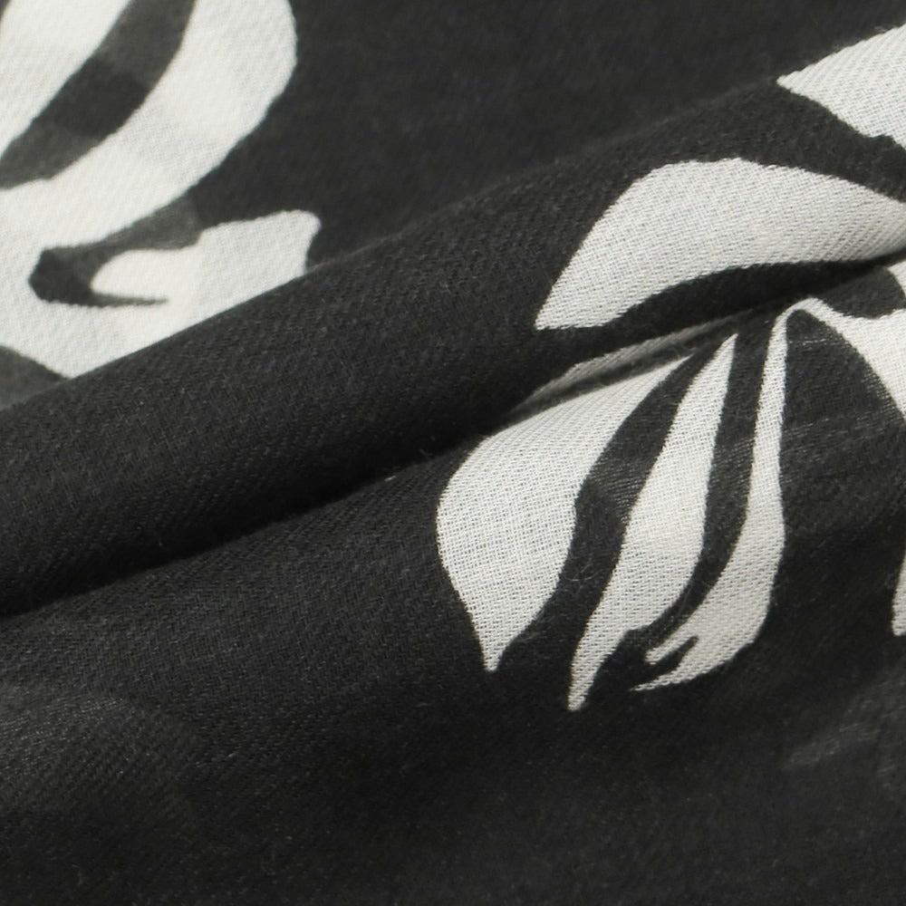 【中古】ドルチェアンドガッバーナ DOLCE&GABBANA レーヨンカシミヤ マフラー ブラックxホワイト【 状態ランクC 】【 メンズ 】