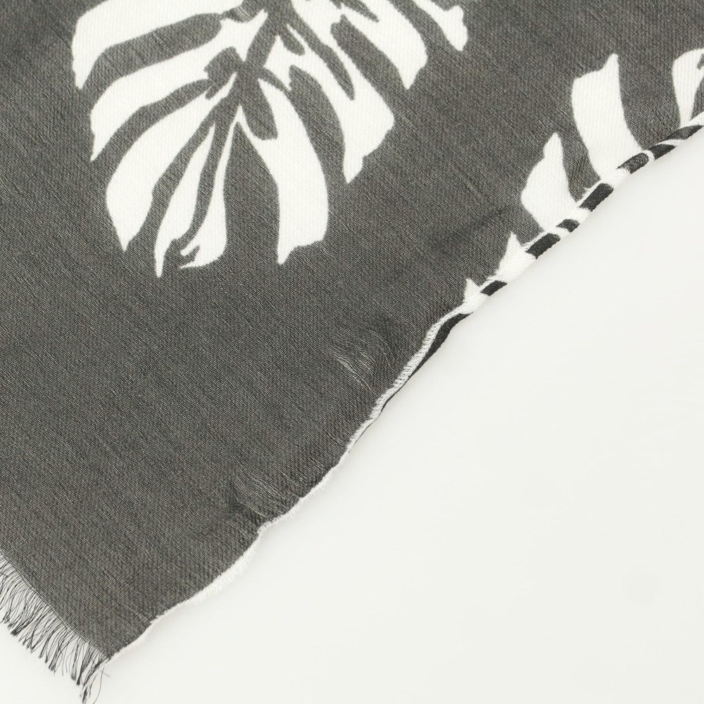 【中古】ドルチェアンドガッバーナ DOLCE&GABBANA レーヨンカシミヤ マフラー ブラックxホワイト【 状態ランクC 】【 メンズ 】