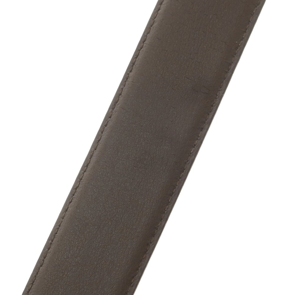 【中古】エルメネジルドゼニア Ermenegildo Zegna リバーシブル レザー ベルト ブラックxブラウン【 表記なし 】【 状態ランクC 】【 メンズ 】