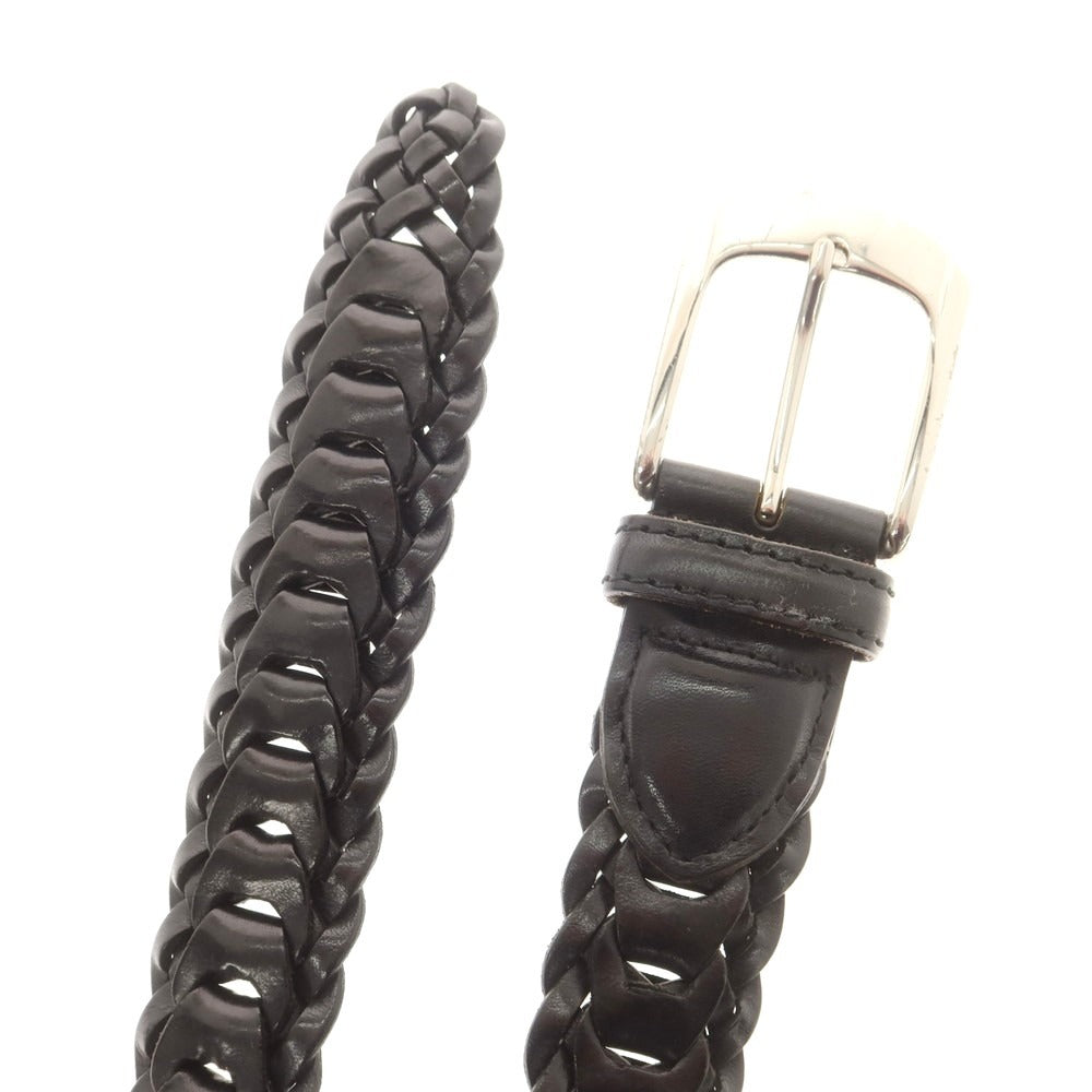 【中古】ノストロアテュー nostroatout レザー メッシュ ベルト ブラック【 85 】【 状態ランクB 】【 メンズ 】