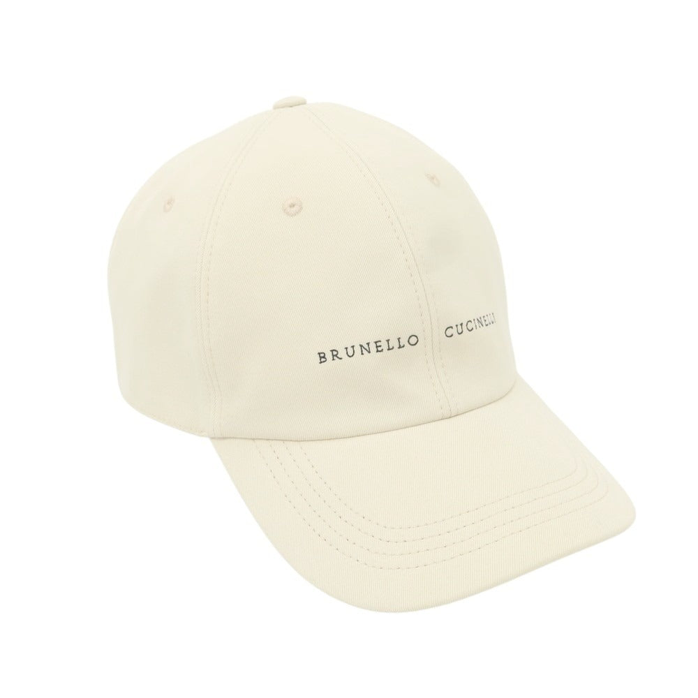 【中古】ブルネロクチネリ Brunello Cucinelli ツイルコットン BBキャップ ベージュ【 L 】【 状態ランクC 】【 メンズ 】