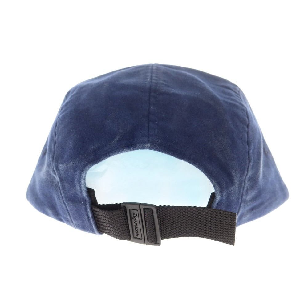 【中古】シュプリーム Supreme 2025年秋冬 2-Tone Moleskin Camp Cap キャンプキャップ ネイビーxブラウン【 ONE SIZE(58cm) 】【 状態ランクB 】【 メンズ 】