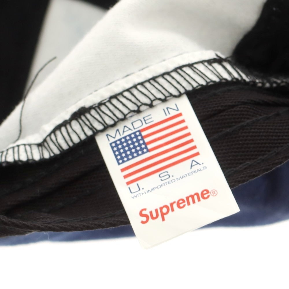 【中古】シュプリーム Supreme 2025年秋冬 2-Tone Moleskin Camp Cap キャンプキャップ ネイビーxブラウン【 ONE SIZE(58cm) 】【 状態ランクB 】【 メンズ 】