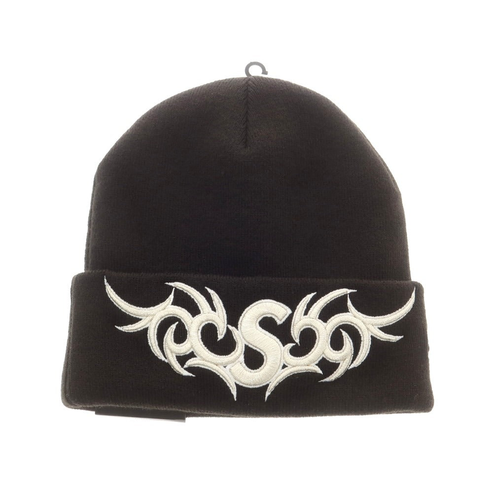 【中古】シュプリーム Supreme 2025年秋冬 New Era Tribal S Logo Beanie ニットキャップ ビーニー ブラック【 表記なし 】【 状態ランクA 】【 メンズ 】