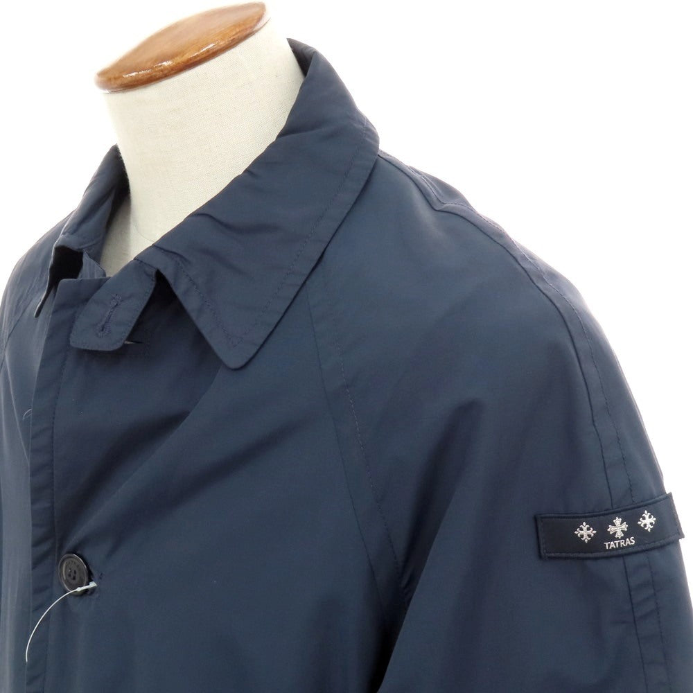 【中古】タトラス TATRAS ナイロンコットン ステンカラーコート ネイビー【 2 】【 状態ランクC 】【 メンズ 】