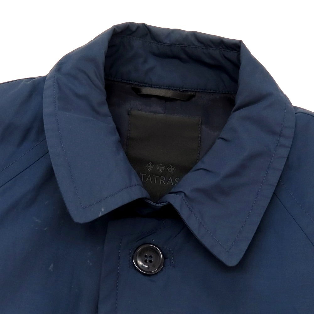 【中古】タトラス TATRAS ナイロンコットン ステンカラーコート ネイビー【 2 】【 状態ランクC 】【 メンズ 】