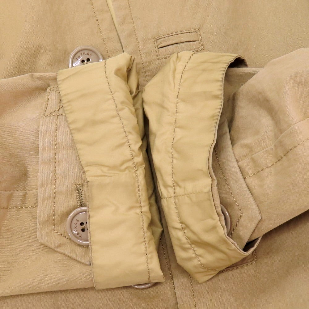 【中古】タトラス TATRAS リバーシブル コットンナイロン ステンカラーコート ベージュ【 1 】【 状態ランクC 】【 メンズ 】