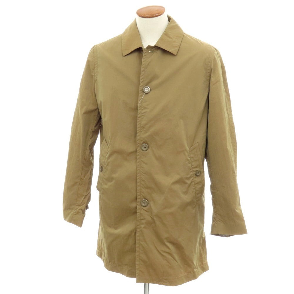 【中古】ボリオリ BOGLIOLI ナイロン ステンカラーコート ベージュカーキ【 48 】【 状態ランクB 】【 メンズ 】