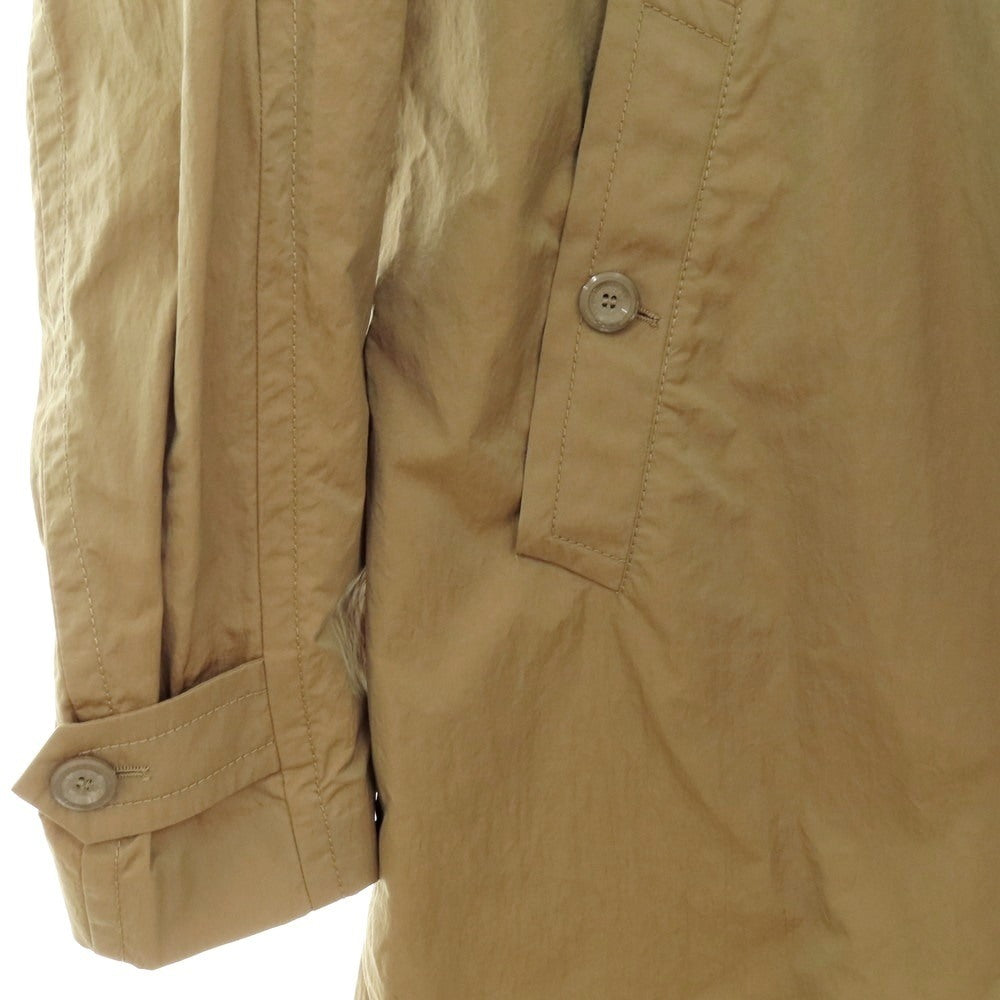 【中古】ボリオリ BOGLIOLI ナイロン ステンカラーコート ベージュカーキ【 48 】【 状態ランクB 】【 メンズ 】
