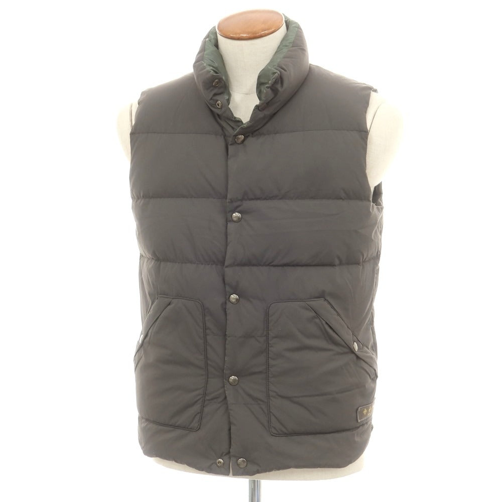 【中古】タトラス TATRAS リバーシブル ナイロン ダウンベスト ダークオリーブ【 2 】【 状態ランクD 】【 メンズ 】