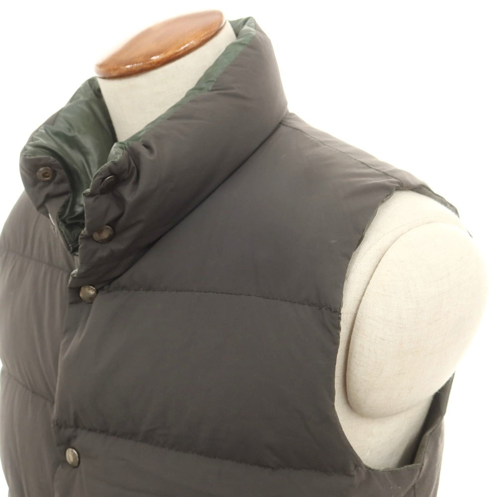 【中古】タトラス TATRAS リバーシブル ナイロン ダウンベスト ダークオリーブ【 2 】【 状態ランクD 】【 メンズ 】