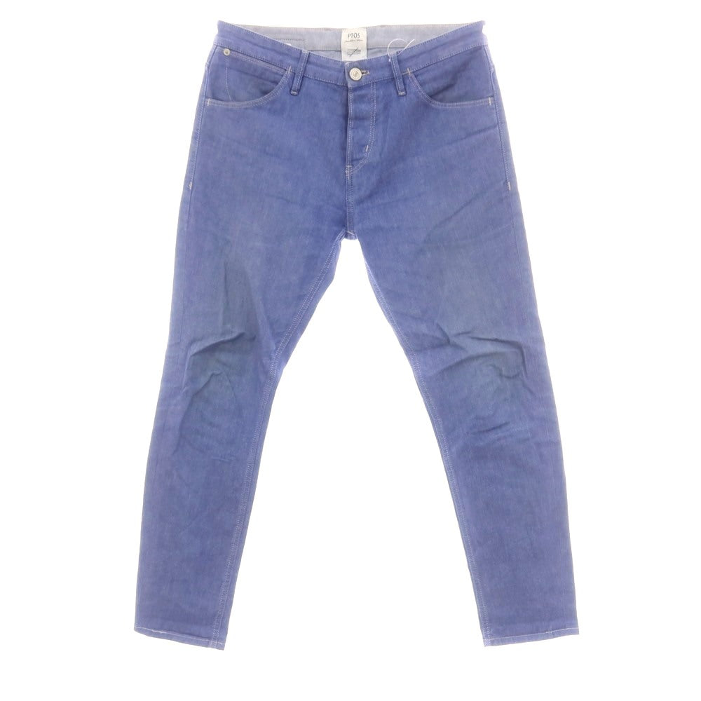 【中古】ピーティーゼロチンクエ PT05 REGGAE ストレッチ コットン カラーデニムパンツ スマルトブルー【 31 】【 状態ランクC 】【 メンズ 】