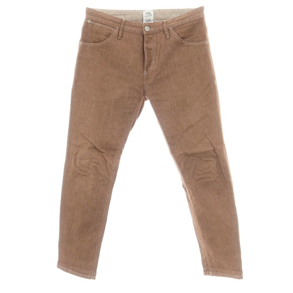 【中古】ピーティーゼロチンクエ PT05 REGGAE ストレッチ コットン カラーデニムパンツ ブラウン【 31 】【 状態ランクC 】【 メンズ 】