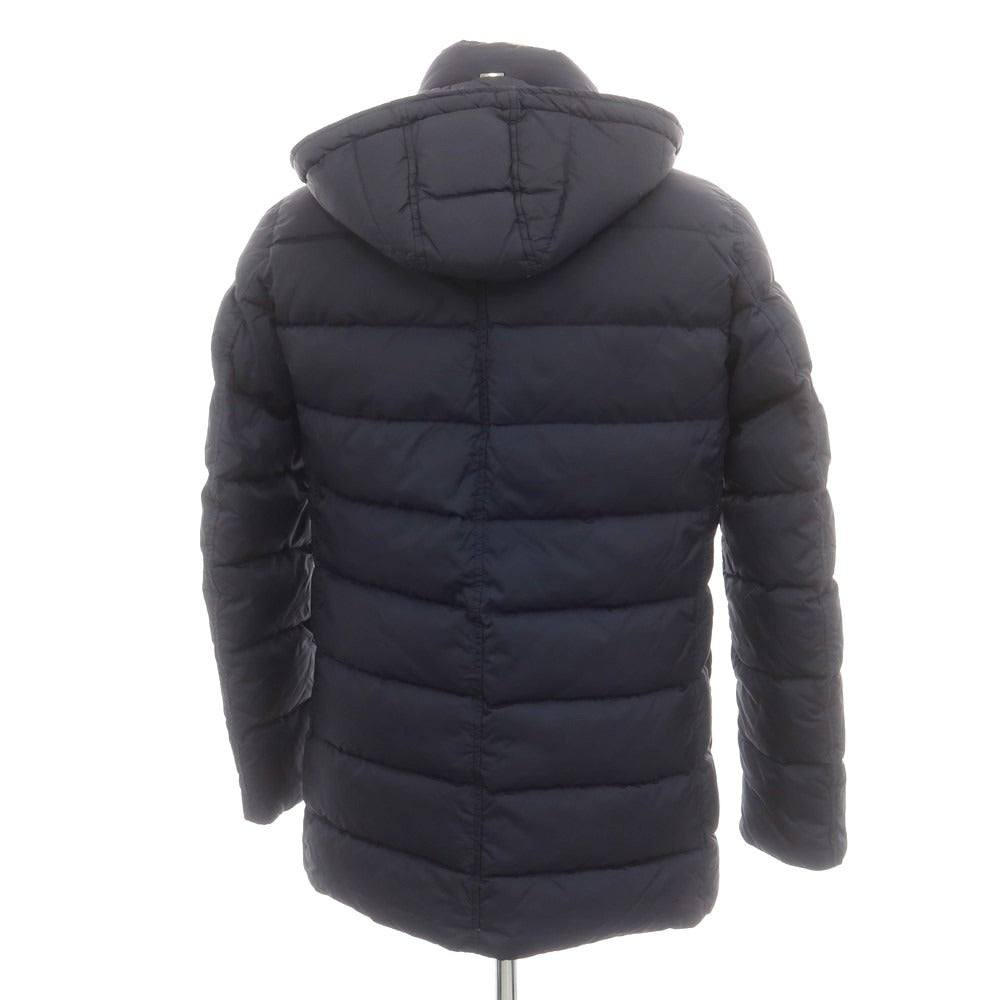 【中古】ヘルノ Herno ナイロン ダウンジャケット ネイビー【 44 】【 状態ランクB 】【 メンズ 】