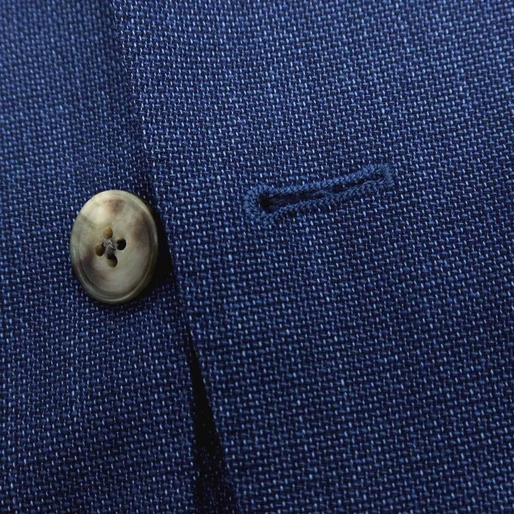 【中古】ボリオリ BOGLIOLI 50 K.JACKET ストレッチ ウール 3B テーラードジャケット ネイビー【サイズ42】【 状態ランクB 】【 メンズ 】