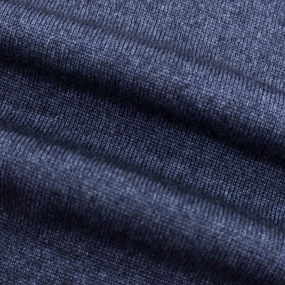 【中古】クルチアーニ CRUCIANI ハイゲージウール タートルネックニット ネイビー【 48 】【 状態ランクC 】【 メンズ 】