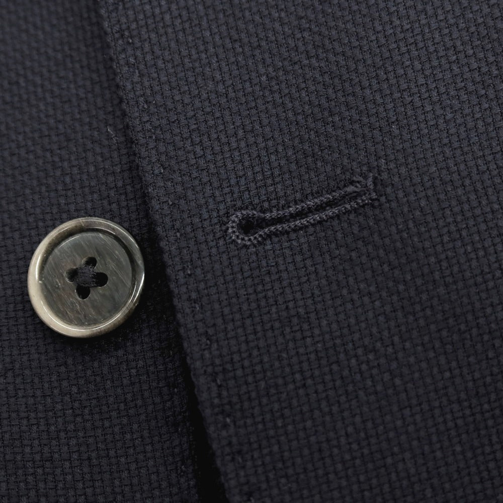 【中古】ハケットロンドン HACKETT LONDON ウール 2B テーラードジャケット ネイビー【サイズ36R/46R(M位)】【 状態ランクC 】【 メンズ 】