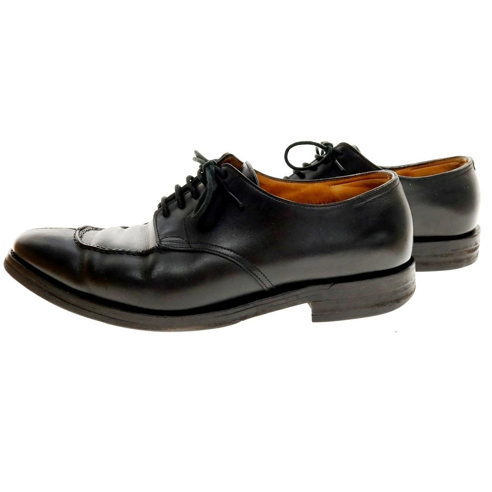 【中古】ジョンロブ John Lobb BORDER エプロンダービー ドレスシューズ ブラック【 71/2E 】【 状態ランクD 】【 メンズ 】