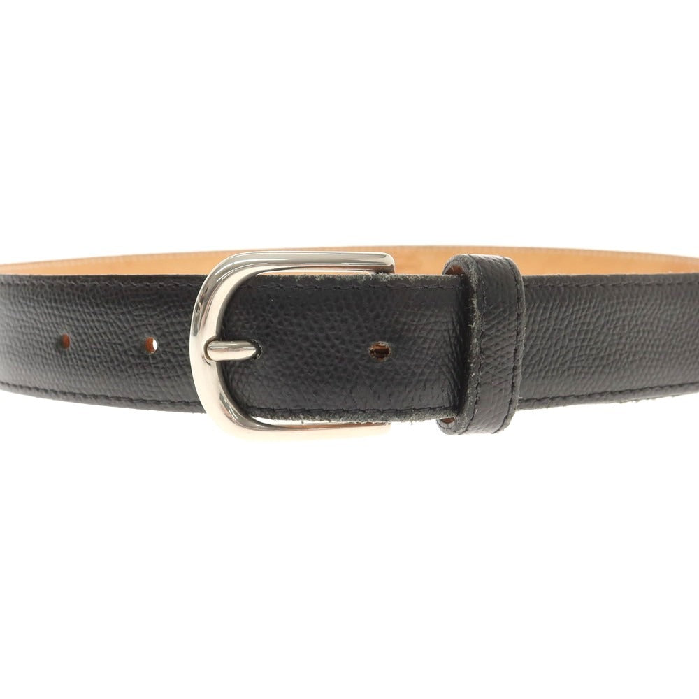 【中古】サドラーズ Saddlers 型押しレザー ベルト ブラック【 80-95 】【 状態ランクC 】【 メンズ 】