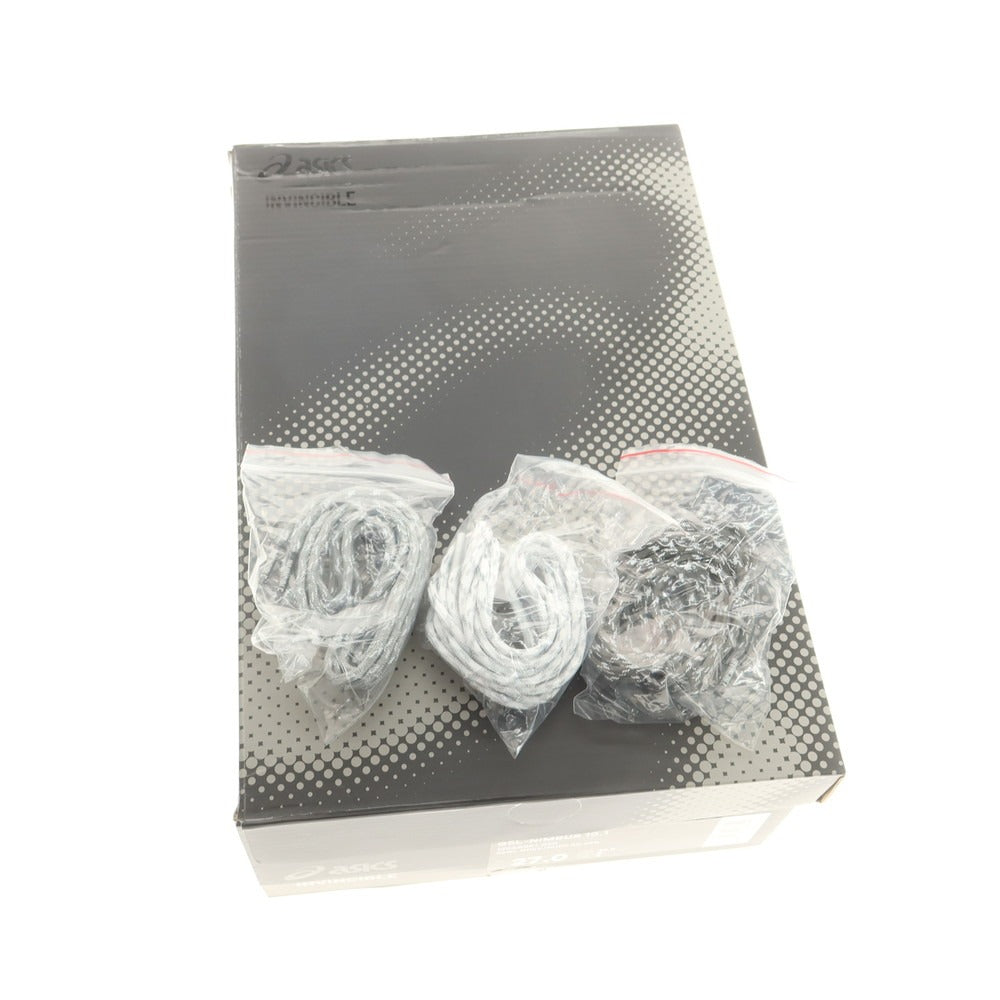 【中古】【未使用】アシックス asics × Invincible 2025年秋冬 Asics GEL-Nimbus 10.1 404 RGB スニーカー グレーxシルバー【 27cm 】【 状態ランクS 】【 メンズ 】