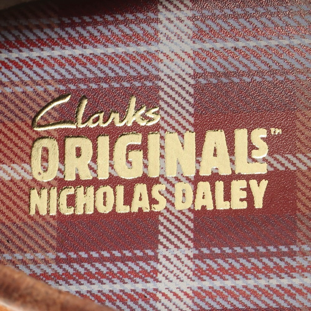 【中古】【未使用】ニコラスデイリー NICHOLAS DALEY × CLARKS 2025年秋冬 ブーツ ブラウン系【 UK 8 1/2 】【 状態ランクS 】【 メンズ 】