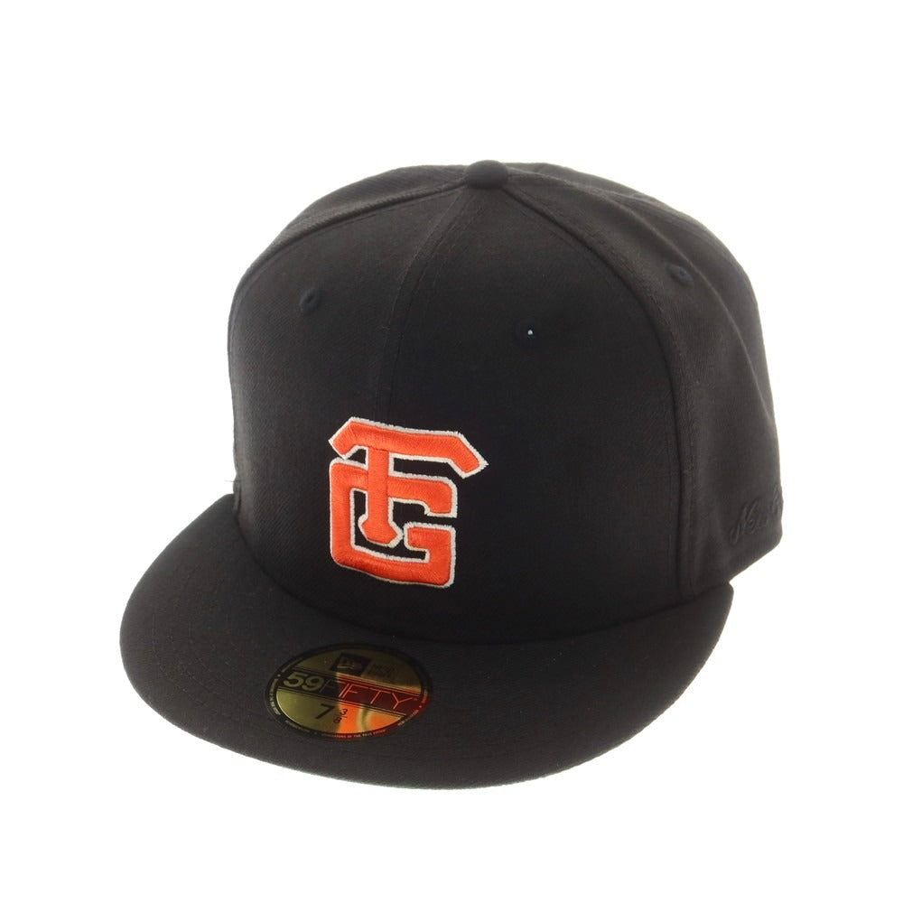 【中古】【未使用】フィアオブゴッド FEAR OF GOD × NEW ERA 読売ジャイアンツ キャップ ブラック【 7 3/8 】【 状態ランクS 】【 メンズ 】