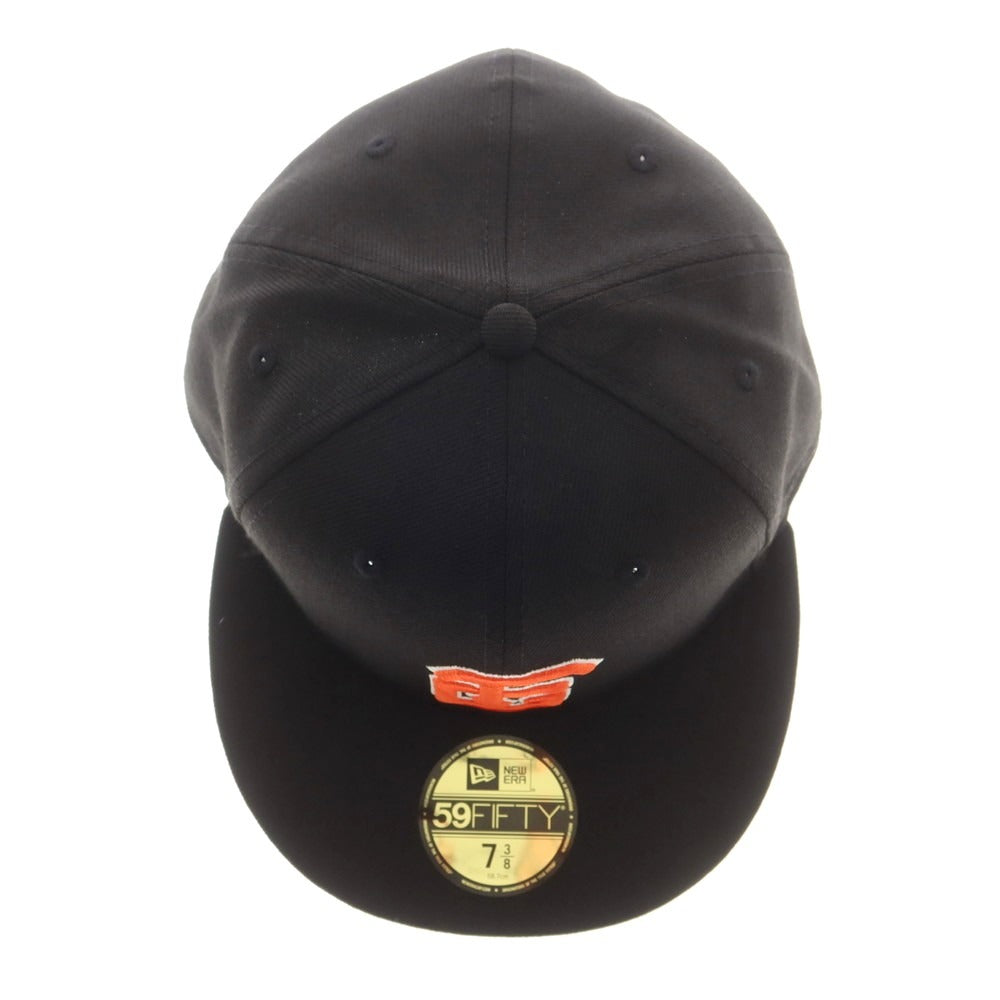 【中古】【未使用】フィアオブゴッド FEAR OF GOD × NEW ERA 読売ジャイアンツ キャップ ブラック【 7 3/8 】【 状態ランクS 】【 メンズ 】
