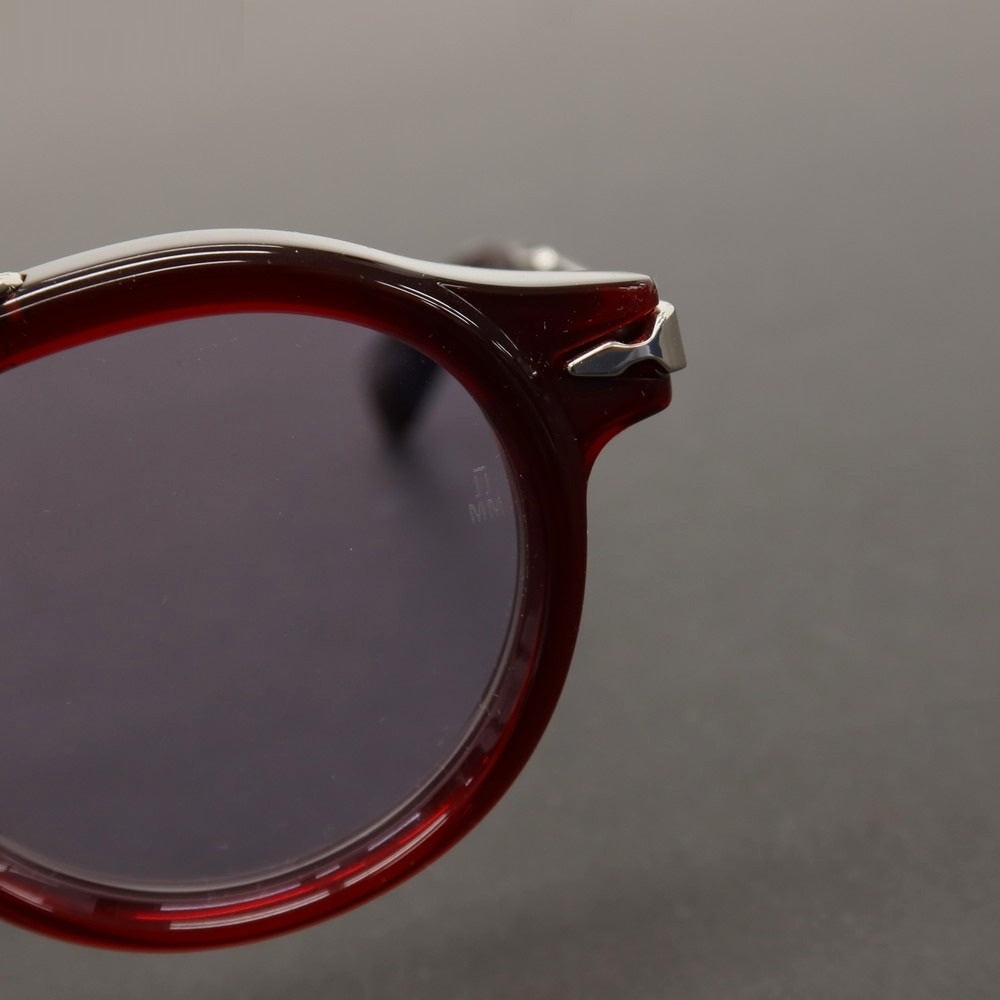 【中古】ジャックマリーマージュ JACQUESMARIEMAGE DELAGE プラスチック×金属 サングラス レッドxゴールド【サイズ45□25】【 状態ランクA 】【 メンズ 】