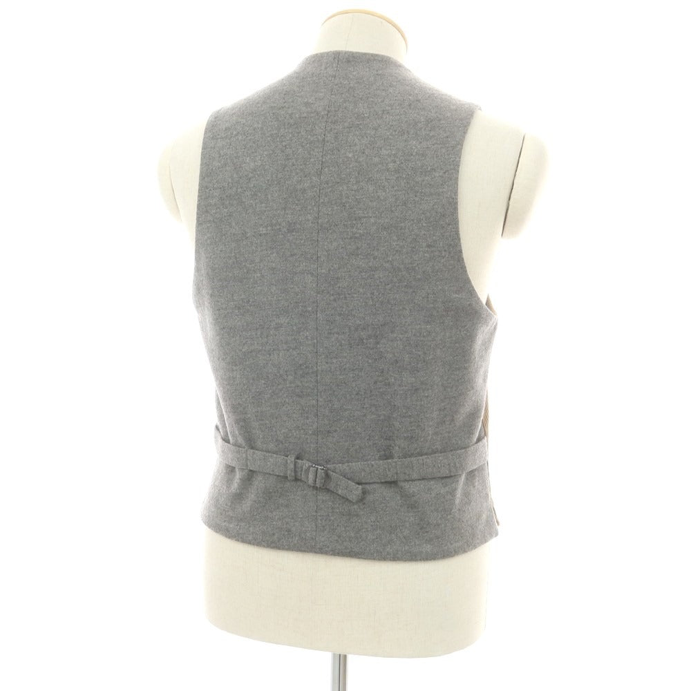 【中古】ブリッラ ペル イル グスト Brilla per il gusto コーデュロイ カジュアル系ジレ ベスト ライトブラウン【 S 】【 状態ランクB 】【 メンズ 】