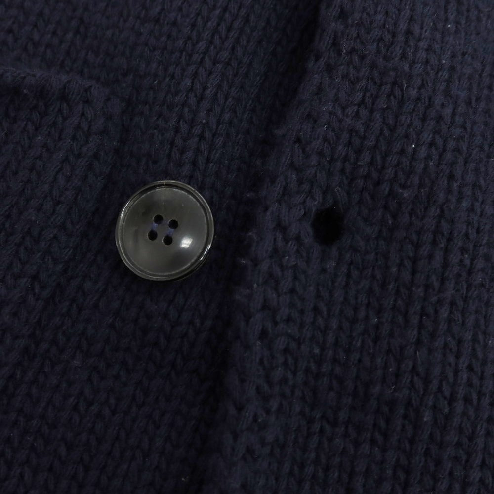 【中古】ロベルトコリーナ ROBERTO COLLINA ミドルゲージウール カーディガン ネイビー【 48 】【 状態ランクC 】【 メンズ 】