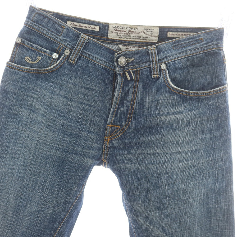 【中古】ヤコブコーエン JACOB COHEN J622 コットン ジーンズ デニムパンツ ネイビー【 31 】【 状態ランクC 】【 メンズ 】