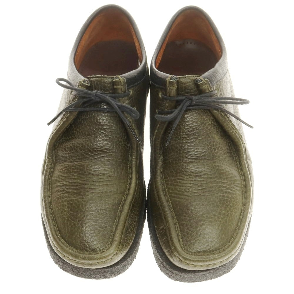 【中古】パドモア アンド バーンズ Padmore & Barnes チロリアンシューズ オリーブ【 7 】【 状態ランクB 】【 メンズ 】