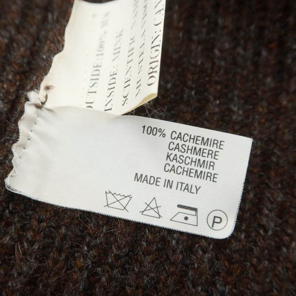 【中古】キートン Kiton カシミヤ カーディガン ダークブラウン【 表記なし(L位) 】【 状態ランクB 】【 メンズ 】