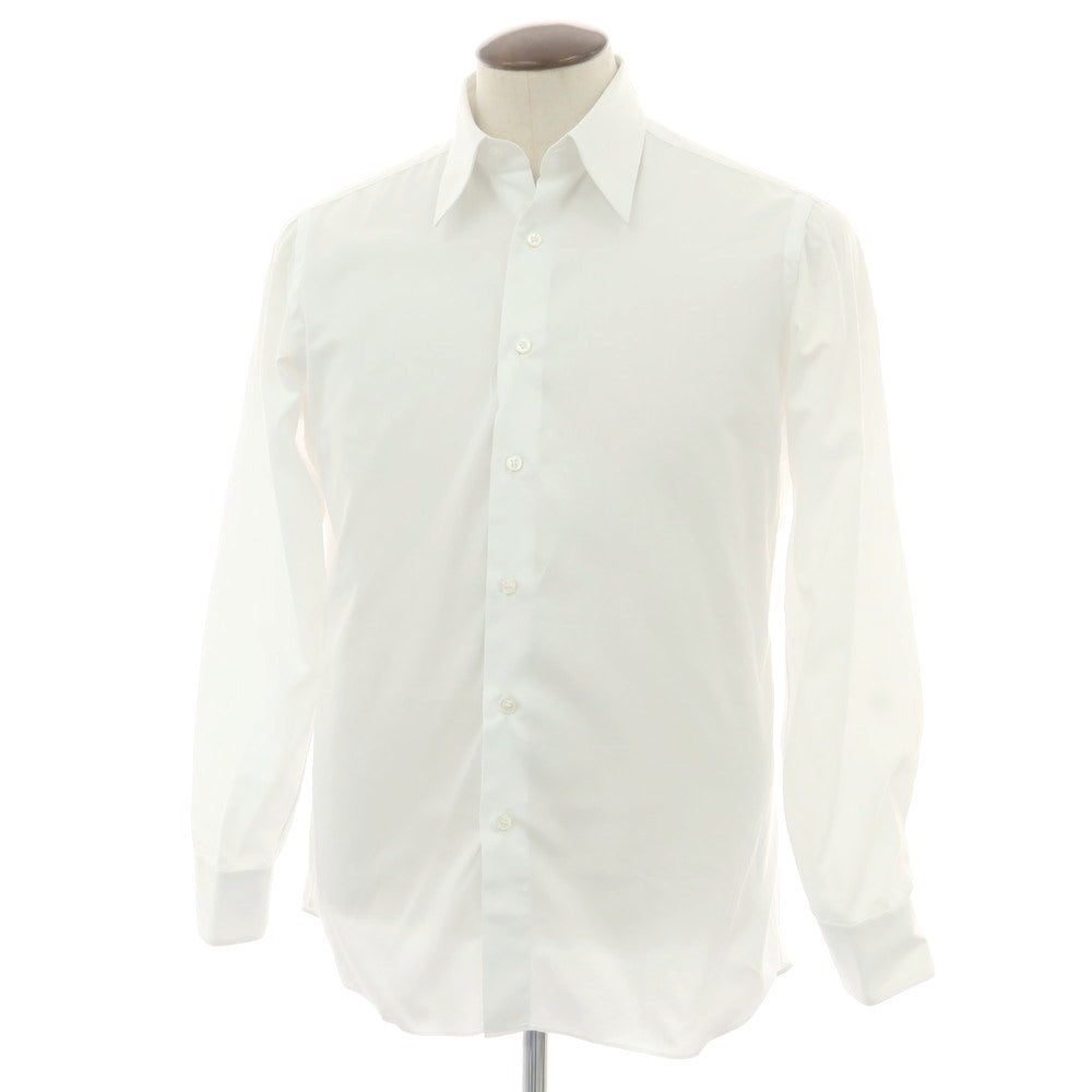【中古】アンナ マトッツォ Anna Matuozzo コットン ロングポイントカラー ドレスシャツ ホワイト【 41 】【 状態ランクB 】【 メンズ 】