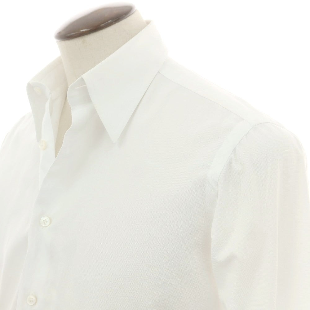 【中古】アンナ マトッツォ Anna Matuozzo コットン ロングポイントカラー ドレスシャツ ホワイト【 41 】【 状態ランクB 】【 メンズ 】