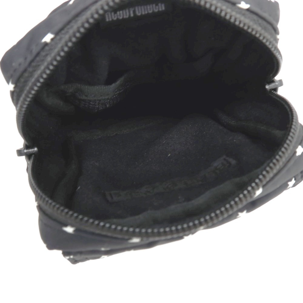 【中古】ポーター PORTER BLACK BEAUTY ナイロン 星柄 マルチポーチ ブラックxホワイト【 状態ランクB 】【 ユニセックス 】