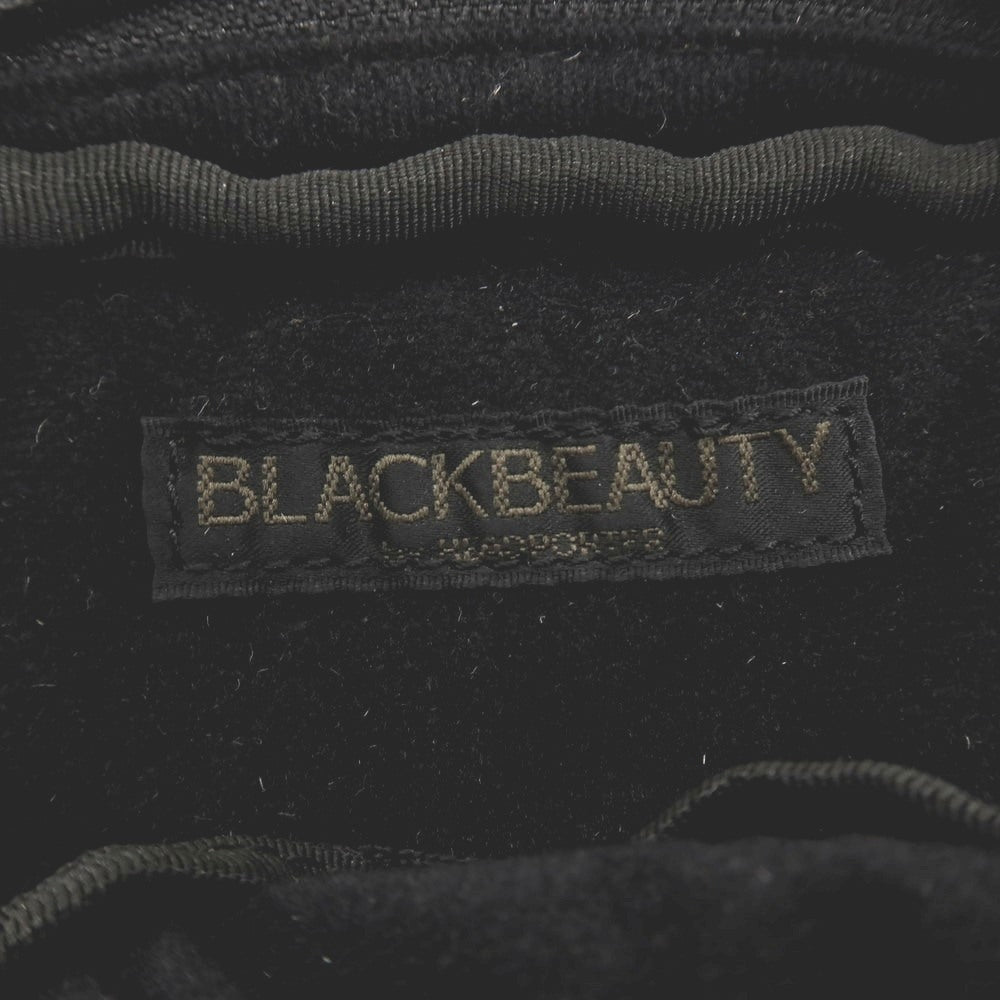 【中古】ポーター PORTER BLACK BEAUTY ナイロン 星柄 マルチポーチ ブラックxホワイト【 状態ランクB 】【 ユニセックス 】