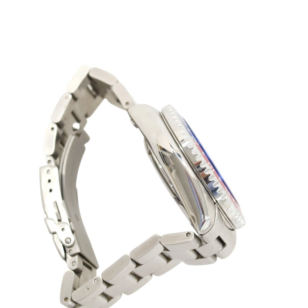 【中古】セイコー SEIKO 7S26-0020 自動巻き 腕時計 シルバーxブラック【 状態ランクB 】【 メンズ 】