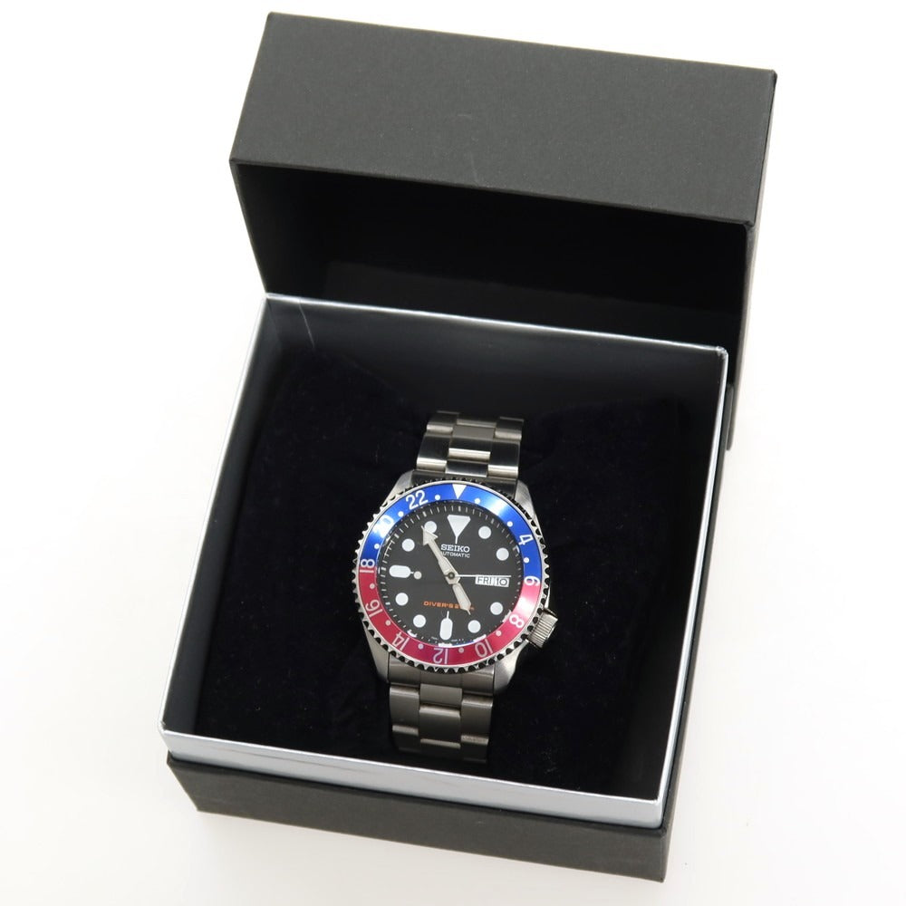 【中古】セイコー SEIKO 7S26-0020 自動巻き 腕時計 シルバーxブラック【 状態ランクB 】【 メンズ 】